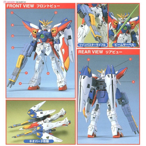 Mô hình HG XXXG-00W0 Wing Gundam Zero Ver. WF Bandai