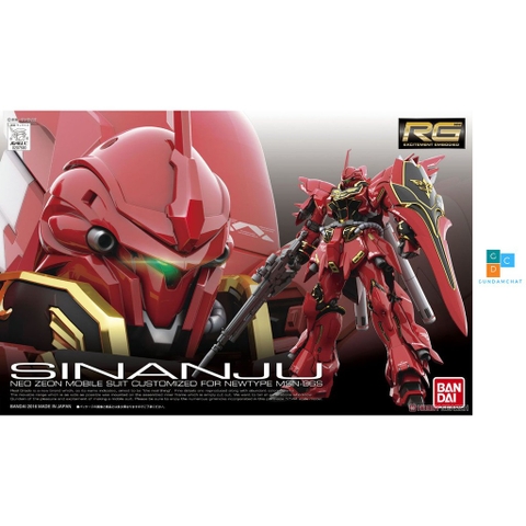 Mô hình lắp ráp RG 06S Sinanju Bandai - Mô hình GDC