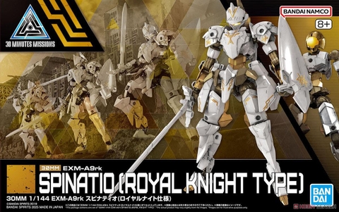 Mô hình lắp ráp 30MM 1/144 EXM-A9rk SPINATIO - ROYAL KNIGHT TYPE Bandai 4573102683342