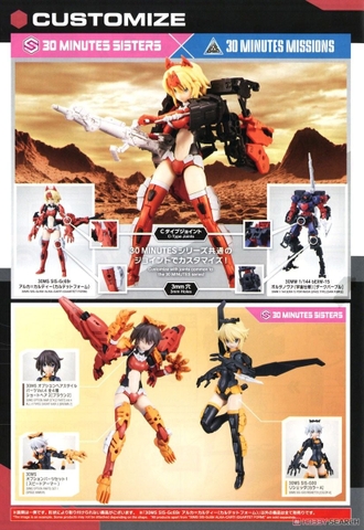 Mô hình lắp ráp 30MS SIS-Gc69r Alka-Carti - Quartet Form Bandai 4573102620729