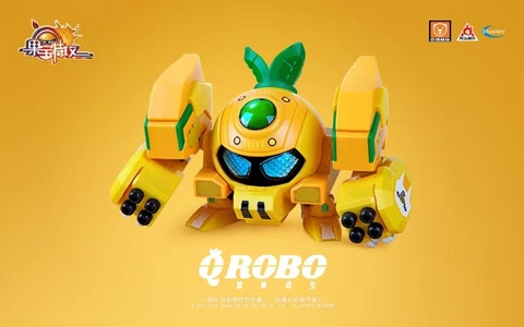 (Pre Oder) Mô hình lắp ráp Thơm Giác Đấu FR-01 Mini - Thơm lùn Robo Trái Cây Chính Hãng Yili chuangwan