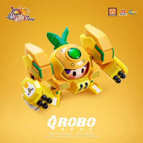 (Pre Oder) Mô hình lắp ráp Thơm Giác Đấu FR-01 Mini - Thơm lùn Robo Trái Cây Chính Hãng Yili chuangwan