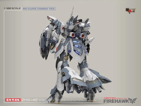 [Quý 2/2025 Cọc 2000k] Mô Hình Lắp Ráp Mechanicore 1/100 ZMX-42 Firehawk the Arctic Combat Mode Model Kit