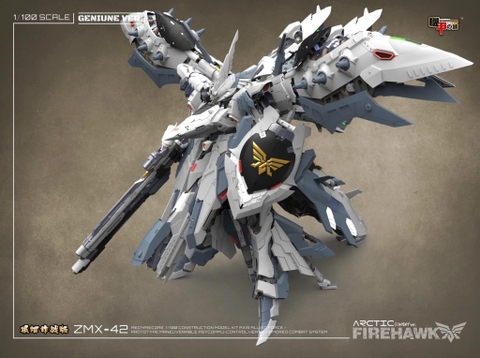 [Quý 2/2025 Cọc 2000k] Mô Hình Lắp Ráp Mechanicore 1/100 ZMX-42 Firehawk the Arctic Combat Mode Model Kit