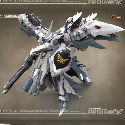 [Quý 2/2025 Cọc 2000k] Mô Hình Lắp Ráp Mechanicore 1/100 ZMX-42 Firehawk the Arctic Combat Mode Model Kit