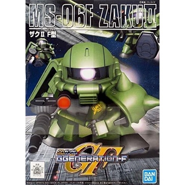 Mô hình lắp ráp SD BB218 MS-06F ZAKU II Bandai