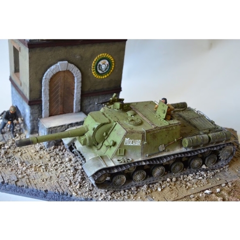 MÔ HÌNH RÁP XE TĂNG QUÂN SỰ NGA 1/35 SCALE RUSSIAN HEAVY SELF-PROPELLED JSU-152 TAMIYA 35303 - MÔ HÌNH TRƯNG BÀY, SA BÀN
