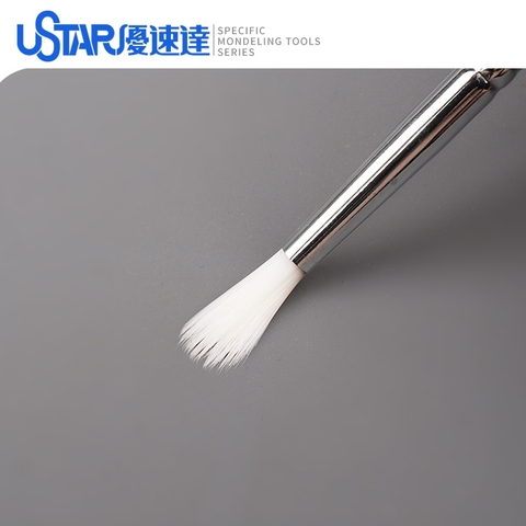 cọ đầu mềm rửa bảo trì súng phun sơn dung môi chống ăn mòn, chống xước airbrush cleaning brush UA90920