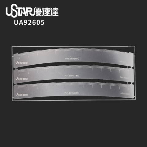 Bộ dụng cụ mô hình Gundam Ustar UA92604-UA92605 Thước đo khoảng cách lỗ màng hình cung phẳng và khắc biến đổi