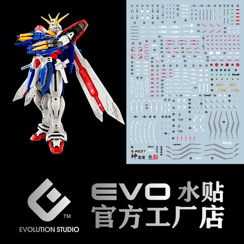 Decal nước mô hình RG God gundam ( 2 phân loại )