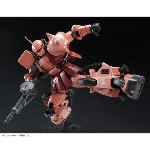 Mô Hình Lắp Ráp Bandai RG High Mobility Type Zaku II (Team Monstor Custom) 4573102621979 (Plastic Model) Bandai