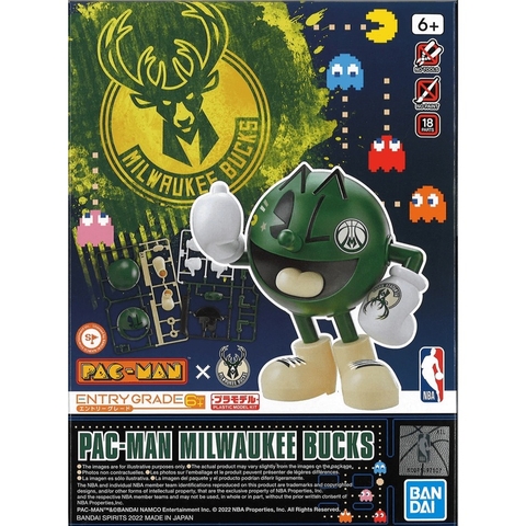 Mô hình lắp ráp Pac-man ENTRY GRADE MILWAUKEE BUCKS