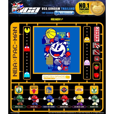 Mô hình lắp ráp Pac-man ENTRY GRADE LOS ANGELES LAKERS