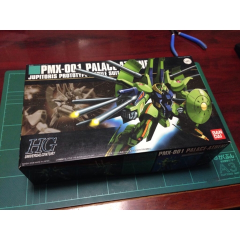 Mô Hình Lắp Ráp HGUC 060 Gundam PMX-001 PALACE-ATHENE 1/144 Bandai 4573102631435