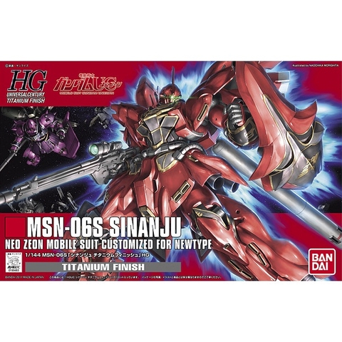 Mô hình lắp ráp Gundam Bandai 1/144 HGUC SINANJU TITANIUM FINISH VER.