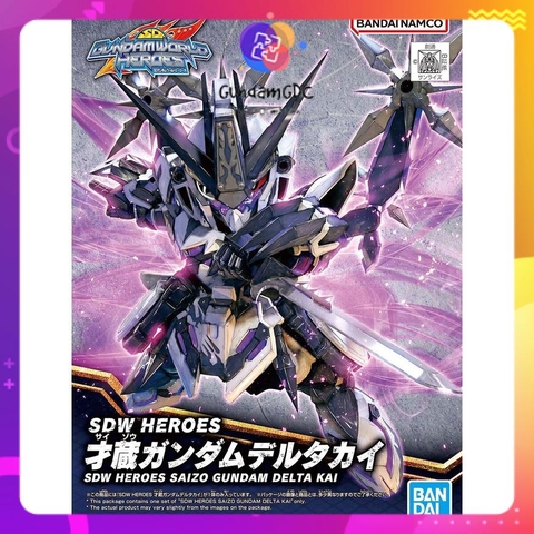 [Mã SKAMLSC2400 giảm 10% đơn 100K] Mô hình lắp ráp SDW HEROES SAIZO GUNDAM DELTA KAI Bandai 4573102621818