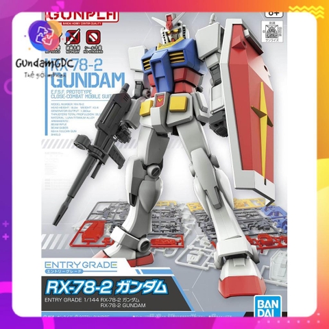 Mô hình lắp ráp Entry Grade RX-78-2 Gundam Lite Package Ver Bandai 4573102607478