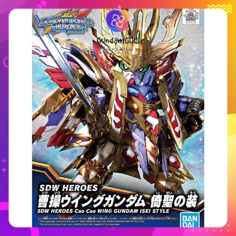 Mô hình lắp ráp SD W Heroes Cao Cao Wing Gundam Isei Style 08 Bandai 4573102617842