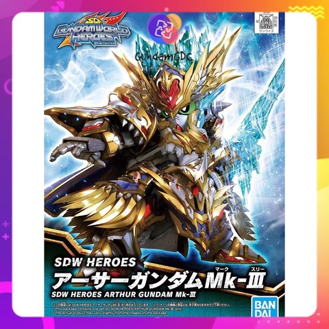 Mô hình lắp ráp SDW HEROES ARTHUR GUNDAM Mk-Ⅲ Bandai