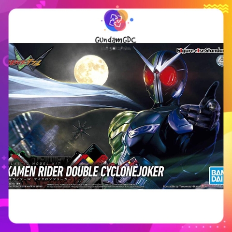 Mô hình lắp ráp Figure-rise Standard Kamen Rider Double Cyclone Joker Cyclonejoker Bandai 4573102578464