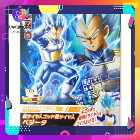 Mô hình lắp ráp  Entry Grade EG Super Saiyan God Super Saiyan Vegeta Bandai 4573102588609