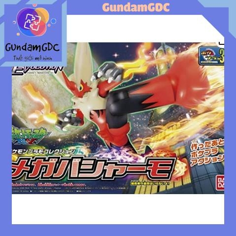 Mô hình lắp ráp Pokemon Plastic Model Collection 37 Mega Blaziken Bandai 4573102581761 Mega Bursyamo