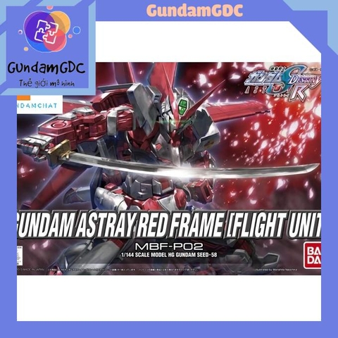 Mô hình lắp ráp HG 1/144 GUNDAM ASTRAY RED FRAME (FLIGHT UNIT) Bandai - GDC 4573102556028