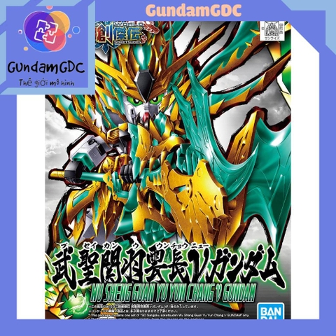 Mô hình lắp ráp GUNDAM tam quốc SD SANGOKU SOKETSUDEN Wu Sheng Guan Yu Yun Chang ν Nu Quan Vũ Bandai 4573102589330