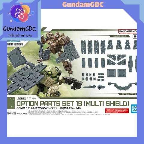 Mô Hình Lắp Ráp Phụ Kiện 30MM 1144 Option Parts Set 19 (Multi Shield) 4573102685858 Bandai