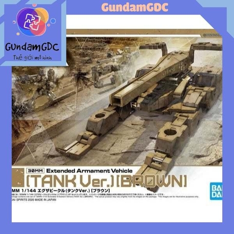 Mô Hình Lắp Ráp 30 Minutes Missions 30MM 1/144 Extended Armament Vehicle ( TANK Ver. )[ BROWN ] 4573102606976 Bandai
