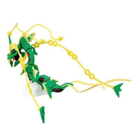X-[HÀNG SẴN] BANDAI MÔ HÌNH LẮP RÁP Pokemon Model Kit Mega Rayquaza CHÍNH HÃNG