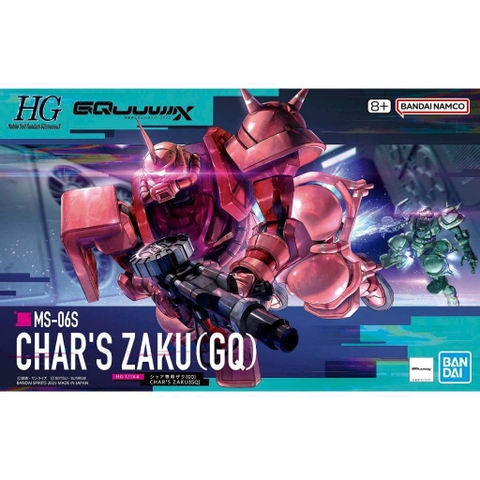 [Full box} Chính hãng Bandai HG GQ Char's Zaku Gundam Promax 4573102691903