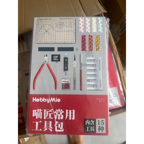 X-[BẢN MỚI NHẤT] Combo Dụng Cụ Lắp Ráp Mô Hình Hobby Mio Craft Tool Set (15 món) - Chính hãng Hobby Mio