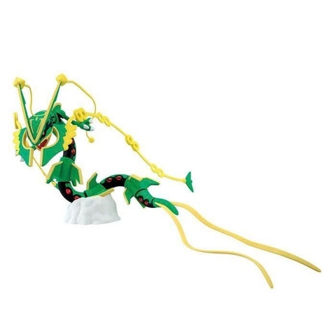 X-[HÀNG SẴN] BANDAI MÔ HÌNH LẮP RÁP Pokemon Model Kit Mega Rayquaza CHÍNH HÃNG
