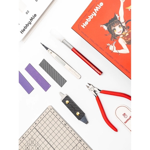 X-[BẢN MỚI NHẤT] Combo Dụng Cụ Lắp Ráp Mô Hình Hobby Mio Craft Tool Set (15 món) - Chính hãng Hobby Mio