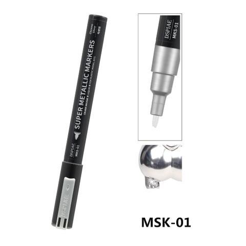 X-Bút tô màu kim loại Super Metallic Color Marker Bạc/Vàng/Đồng MKS-01-03 Dspiae