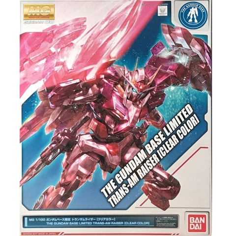 Mô hình lắp ráp MG Trans-Am Raiser [ Clear Color ] Ver.GBT BANDAI Limited 4549660210474