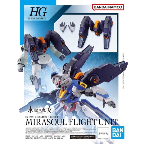 Mô Hình Lắp Ráp Phụ Kiện Backpack Mirasoul Flight Unit cho HG TWFM Aerial (The Witch from Mercury) - GundamGDC 4573102642547