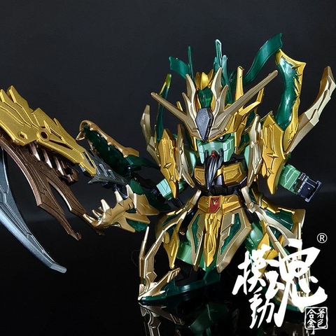 Mô hình lắp ráp GUNDAM tam quốc SD SANGOKU SOKETSUDEN Wu Sheng Guan Yu Yun Chang ν Nu Quan Vũ Bandai 4573102589330