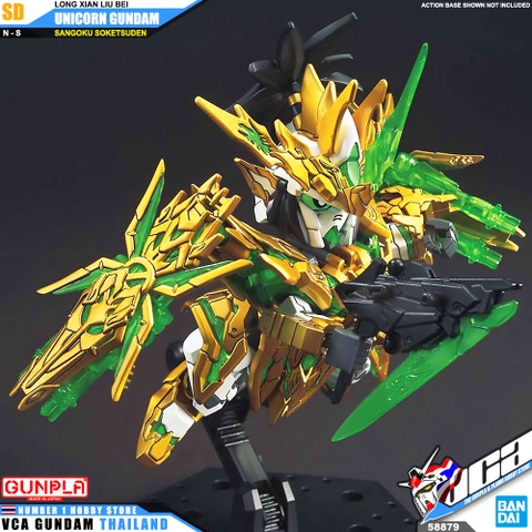 Mô hình lắp ráp tam quốc GUNDAM SD SANGOKU SOKETSUDEN Long Xian Liu Bei UNICORN Lưu Bị Bandai 4573102588791