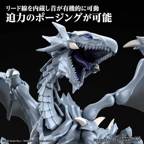 Mô hình lắp ráp Figure-rise Standard Amplified Blue-Eyes White Dragon Bandai 4573102650221