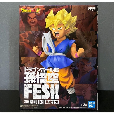 Mô hình BANPRESTO DRAGON BALL SUPER SON GOKU FES!! VOL.16  (A:SUPER SAIYAN SON GOKU / GOKOU KIDS ) Bandai