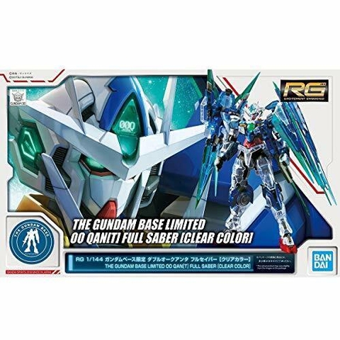 Mô hình lắp ráp GUNDAM BASE LIMITED RG QANT 1/144 00 QAN[T] FULL SABER CLEAR COLOR BANDAI