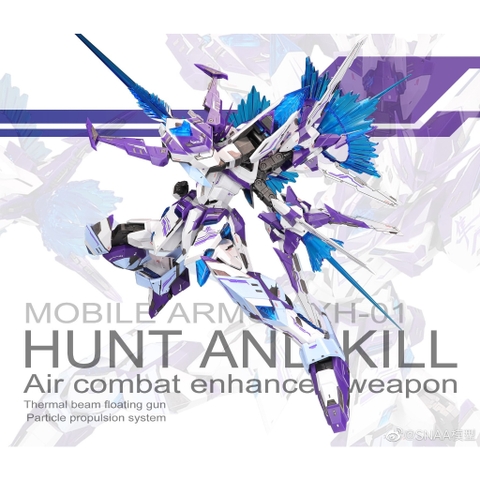 Mô Hình Lắp Ráp MG XH-01 Hunting Falcon Hunt And Kill SNAA Ver