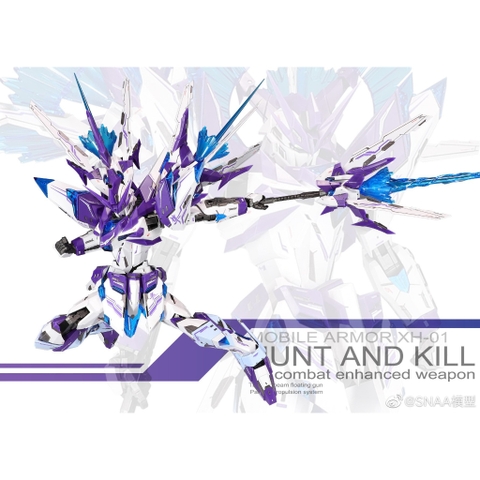 Mô Hình Lắp Ráp MG XH-01 Hunting Falcon Hunt And Kill SNAA Ver