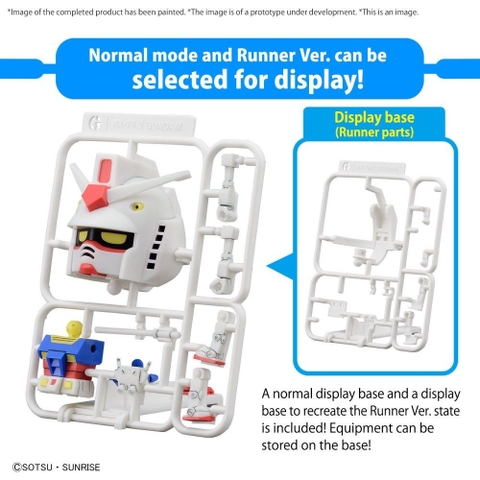 Mô Hình Lắp Ráp 1/1 GUNPLA-KUN DX SET (WITH RUNNER Ver. RECREATION PARTS) Bandai 4573102651181