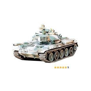 Mô hình lắp ráp xe tăng quân sự 1/35 SCALE JAPAN GROUND SELF DEFENSE FORCE TYPE 74 TANK WINTER VERSION 35168 Tamiya