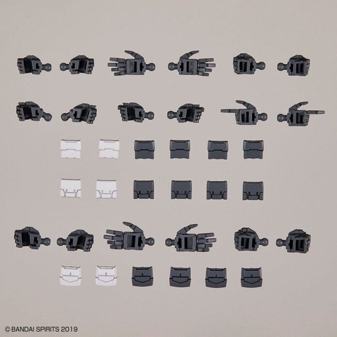Phụ kiện lắp ráp 30MM 1/144 OPTION PARTS SET 12 (HAND PARTS /MULTI-JOINT) 4573102651150 Bandai