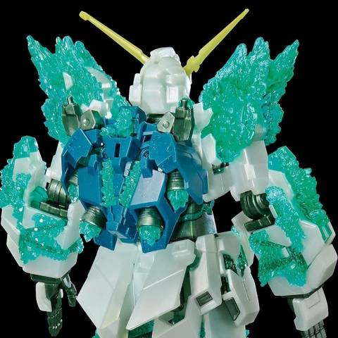 Mô Hình Lắp Ráp HG 1/144 Unicorn Destroy Luminous Crystal RX-0 The Gundam Base Limited Bandai