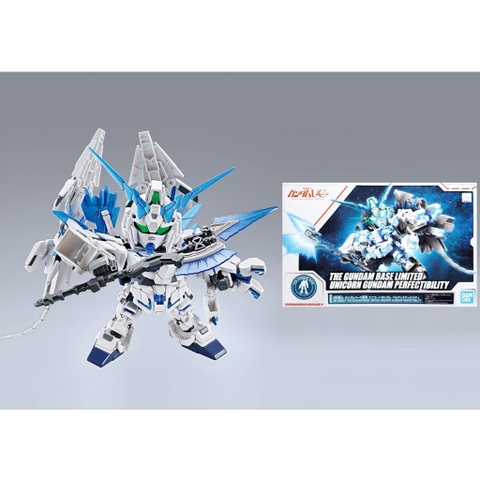 Mô Hình Lắp Ráp SD Gundam Unicorn Perfectibility The Gundam Base Limited Bandai